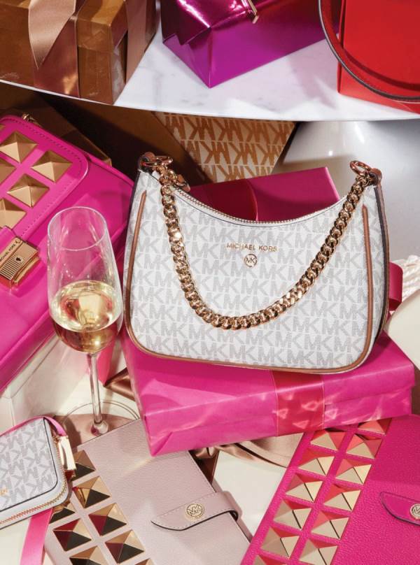Damske Penazenky Michael Kors Small Logo and Leather Hnedožltý Hnede - Doplnky Michael Kors Obchod | CFMVD-6752